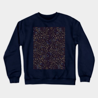 Cute "Wildflowers" pattern Crewneck Sweatshirt